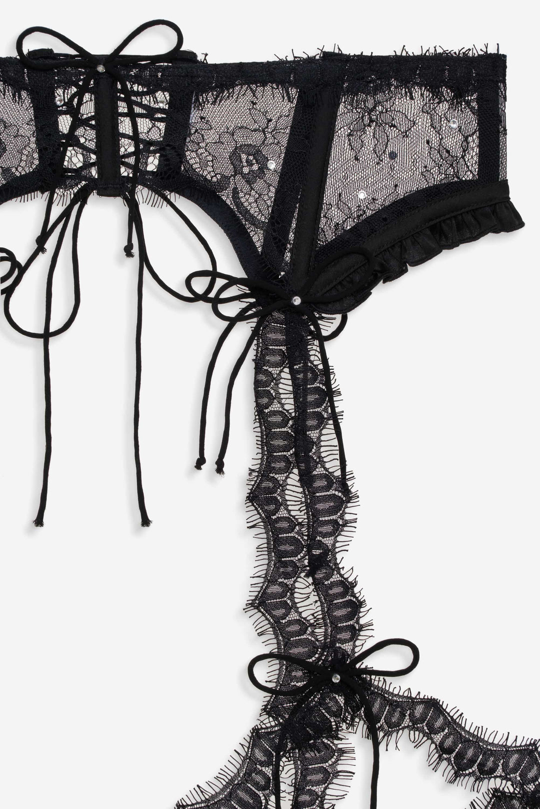 Women Sonja Garter Belt - Black
