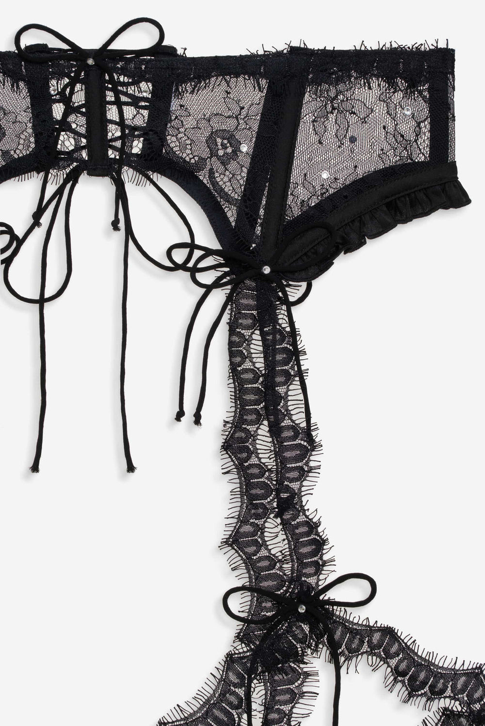 Women Sonja Garter Belt - Black