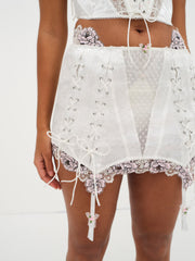 Women Marit Garter Skirt - White