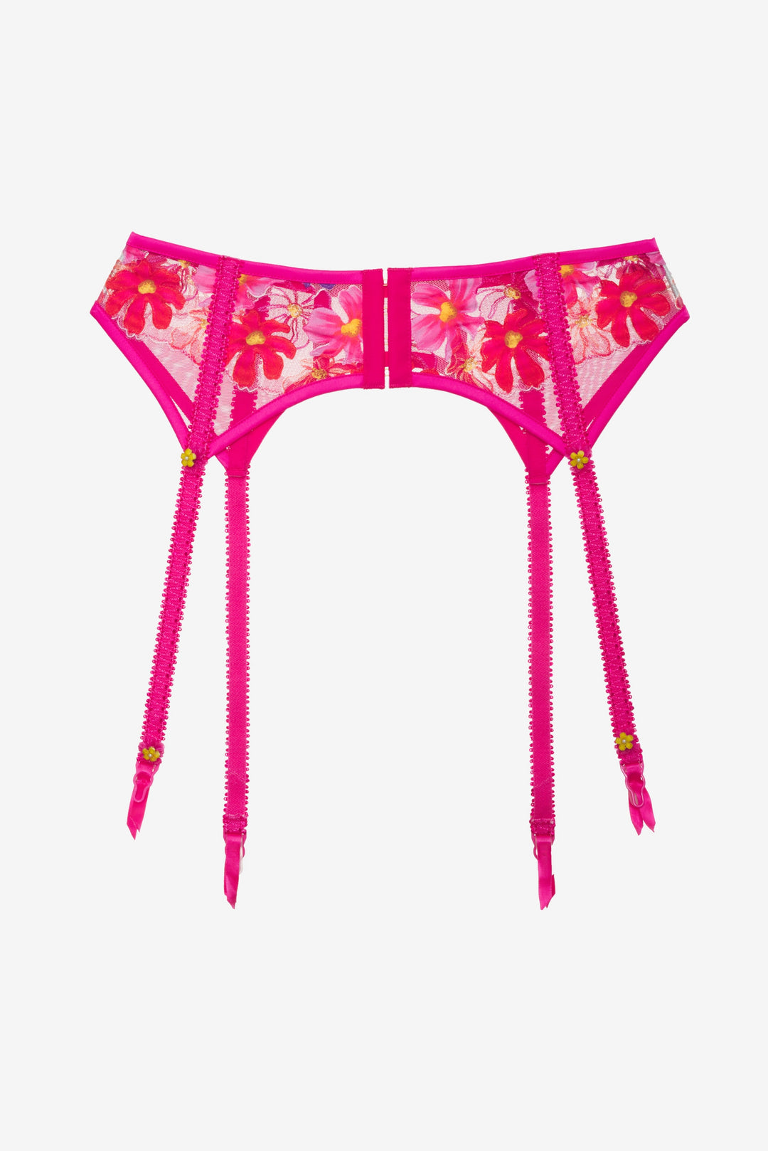 Women Anemone Garter Belt - Pink