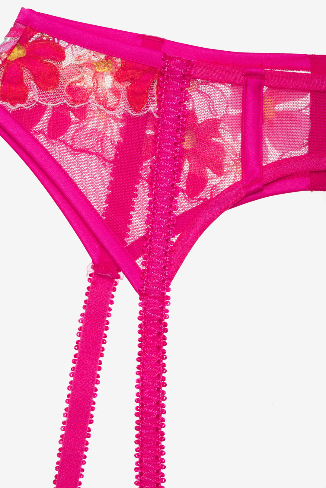 Women Anemone Garter Belt - Pink