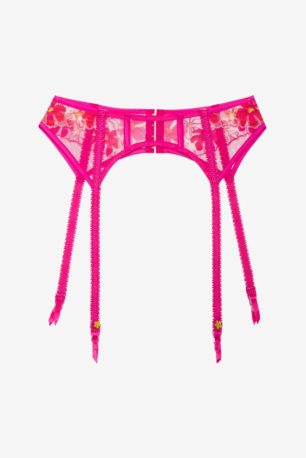 Women Anemone Garter Belt - Pink