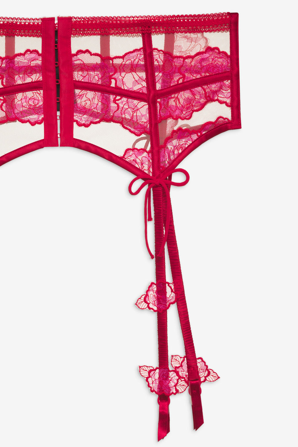 Women Cordelia Garter Belt - Red