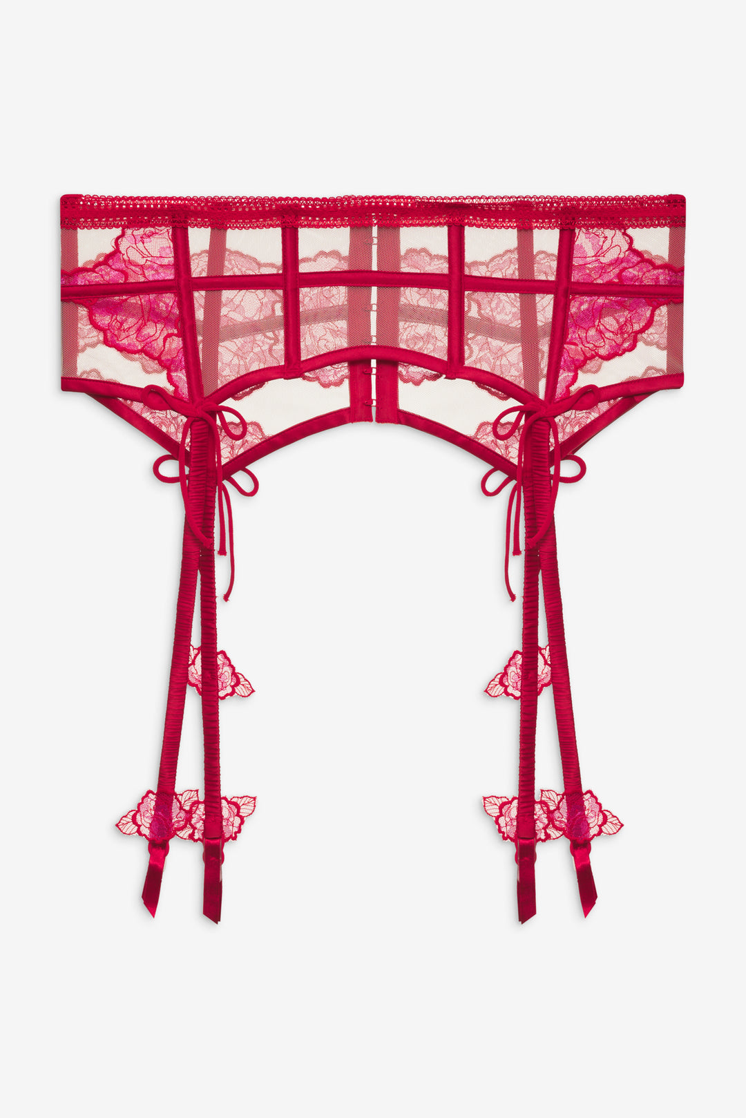 Women Cordelia Garter Belt - Red