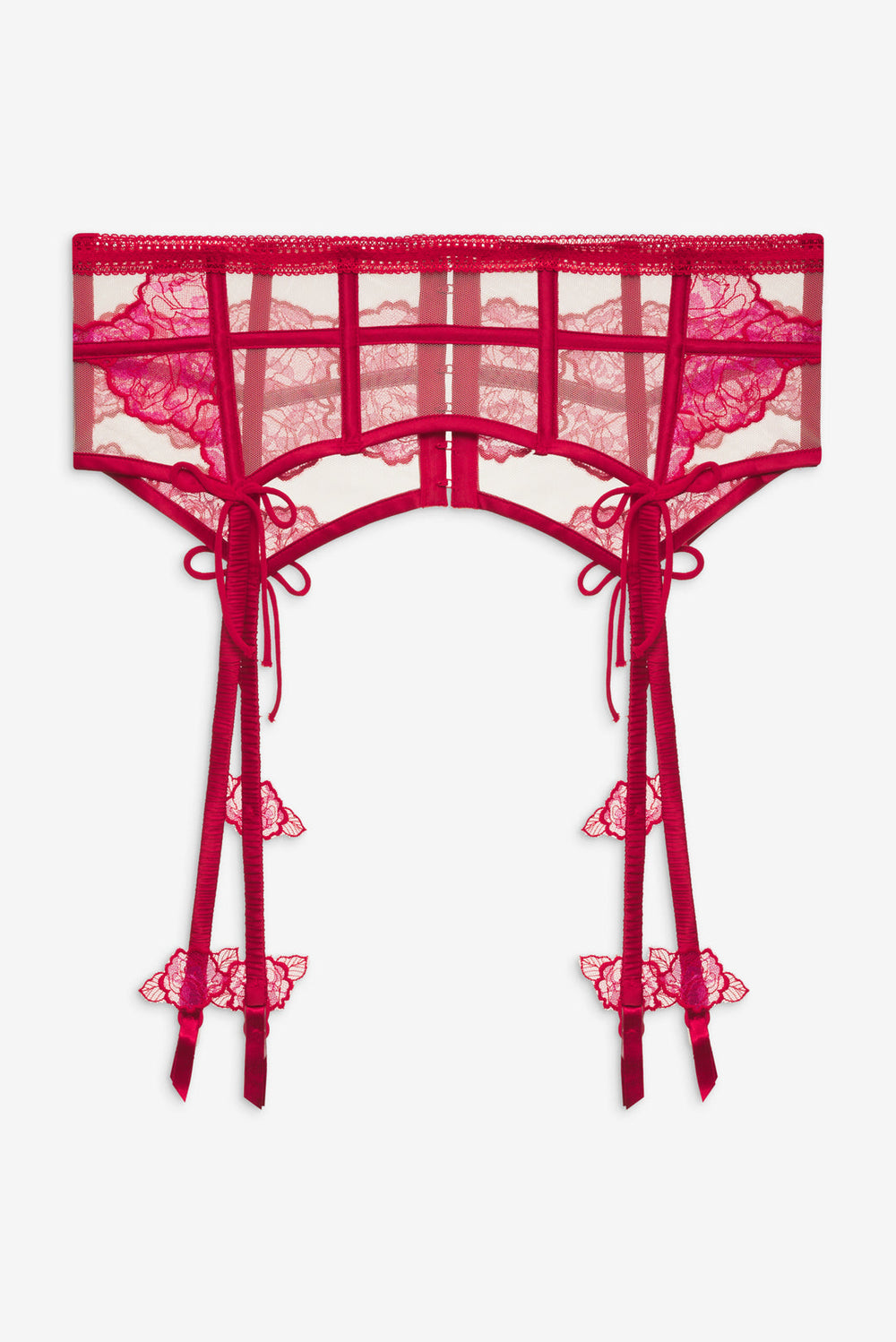 Women Cordelia Garter Belt - Red
