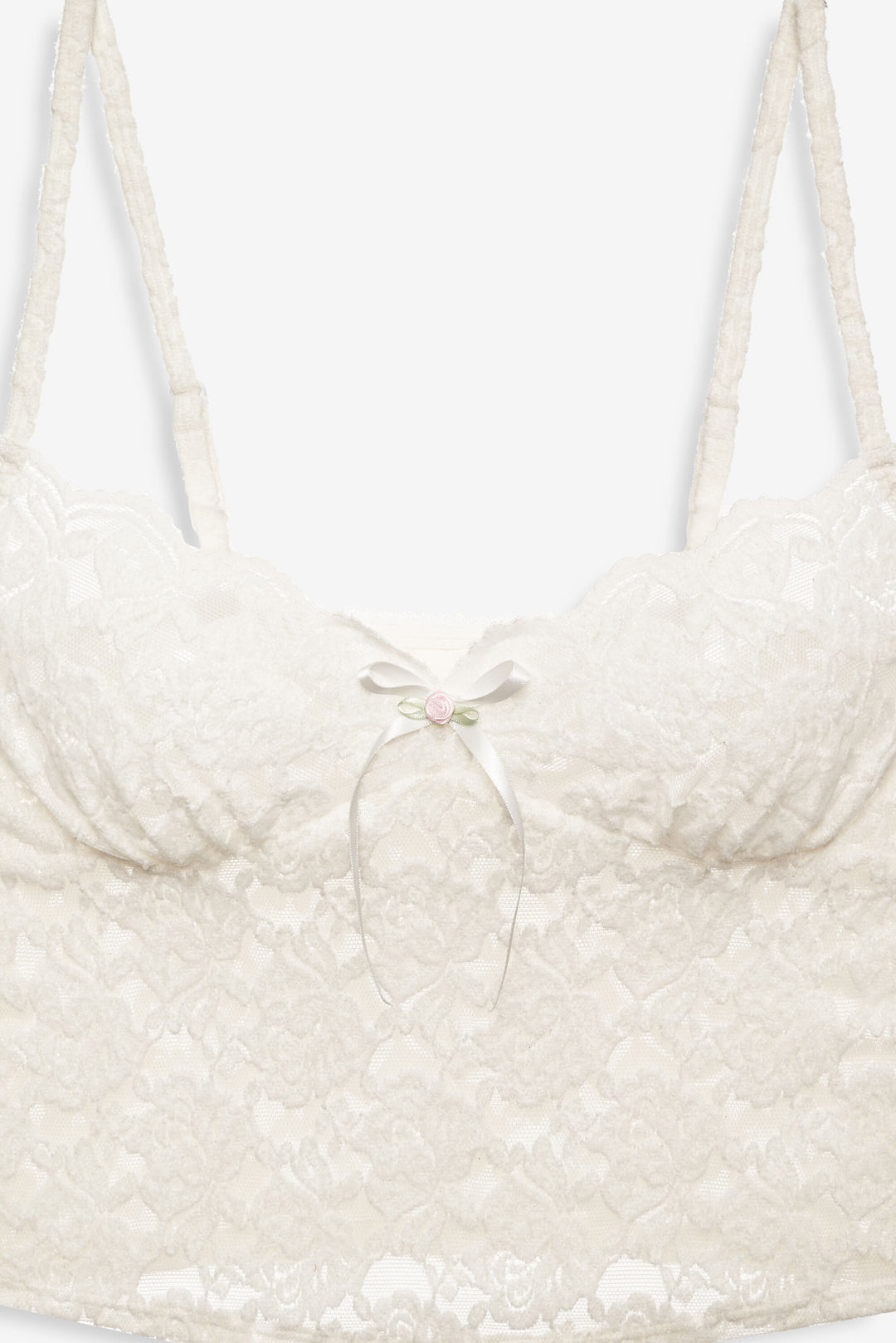 Women Cloud Lace Cami - White