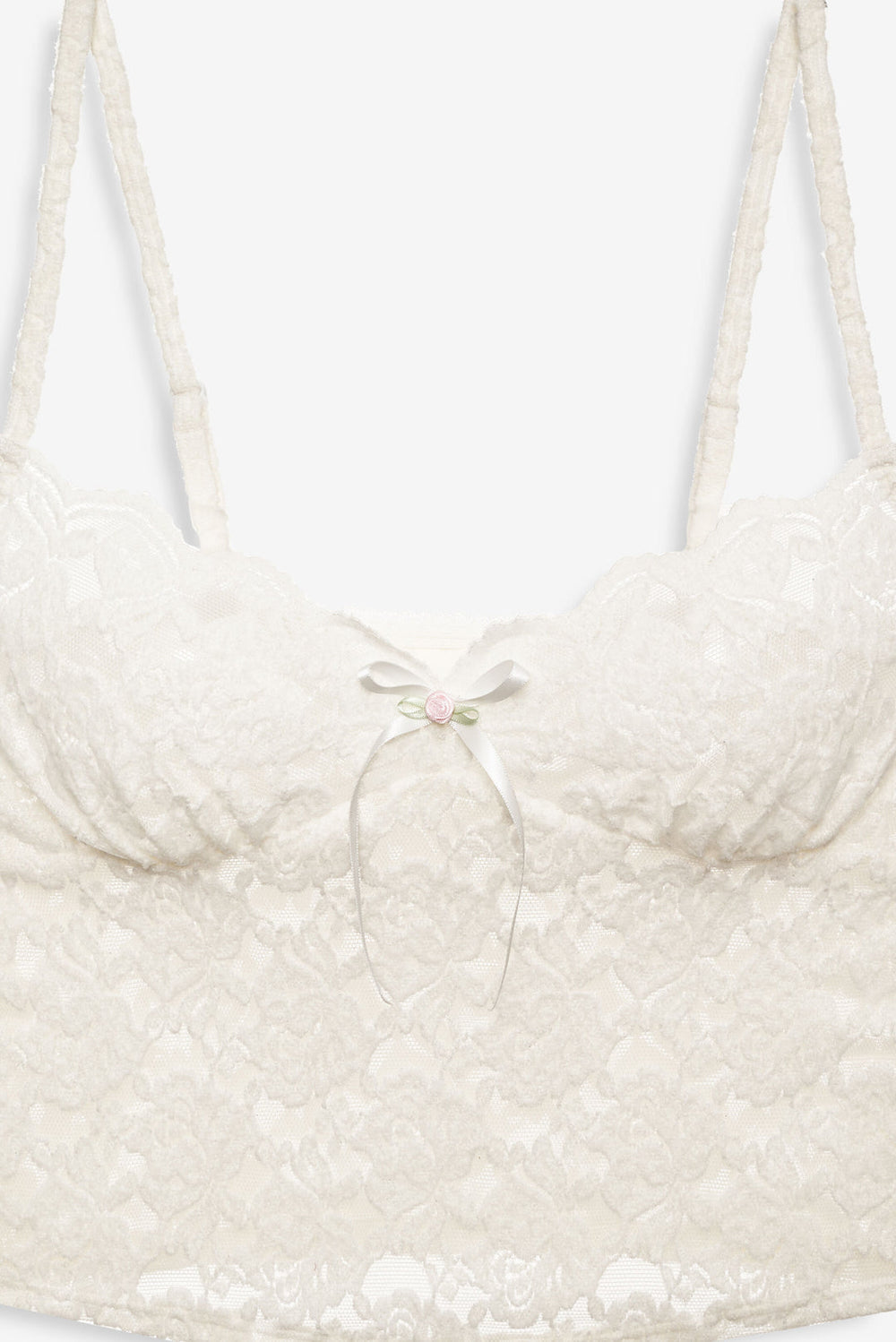 Women Cloud Lace Cami - White