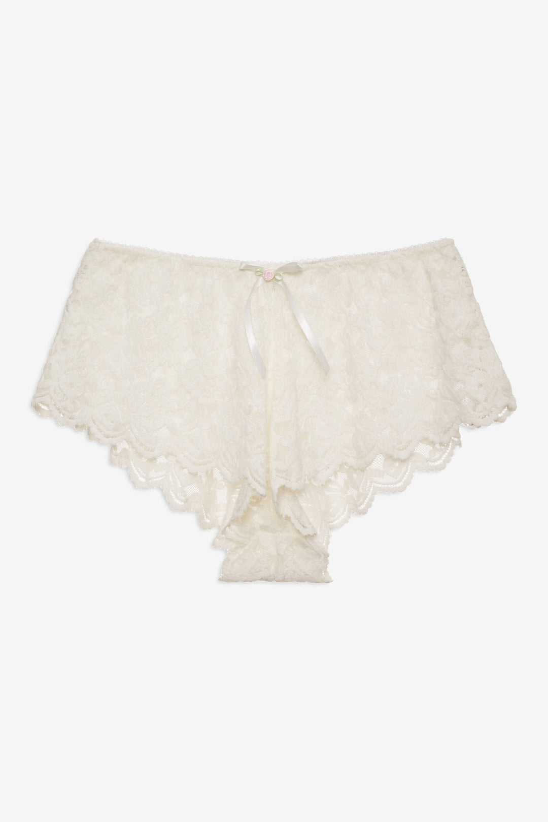 Women Cloud Lace Short - White