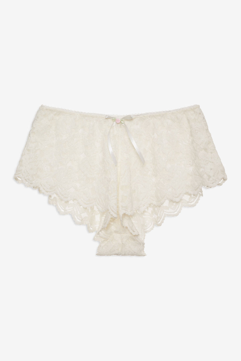 Women Cloud Lace Short - White