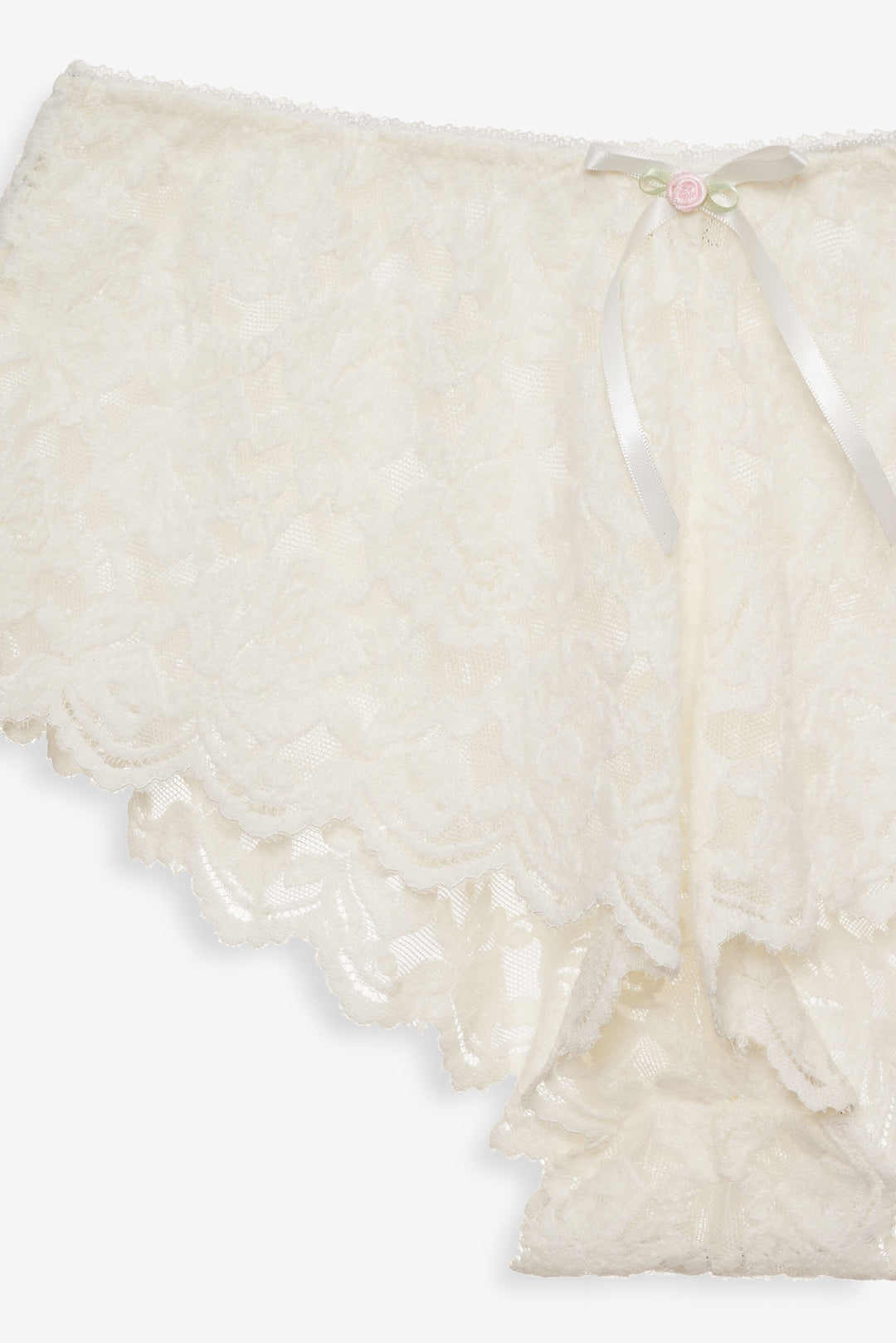 Women Cloud Lace Short - White