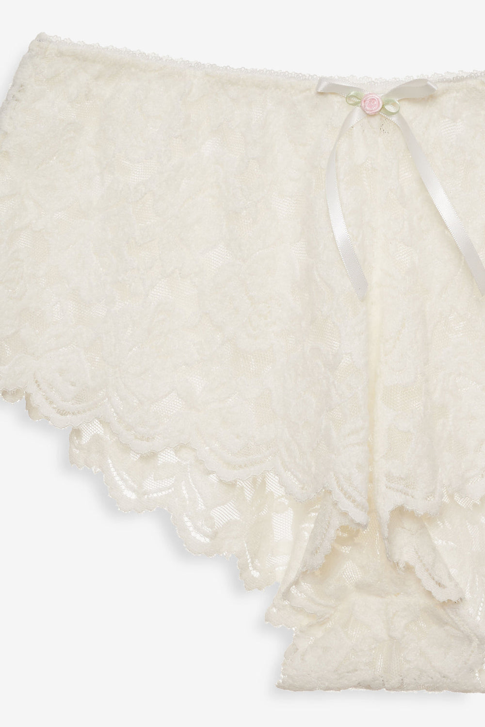 Women Cloud Lace Short - White