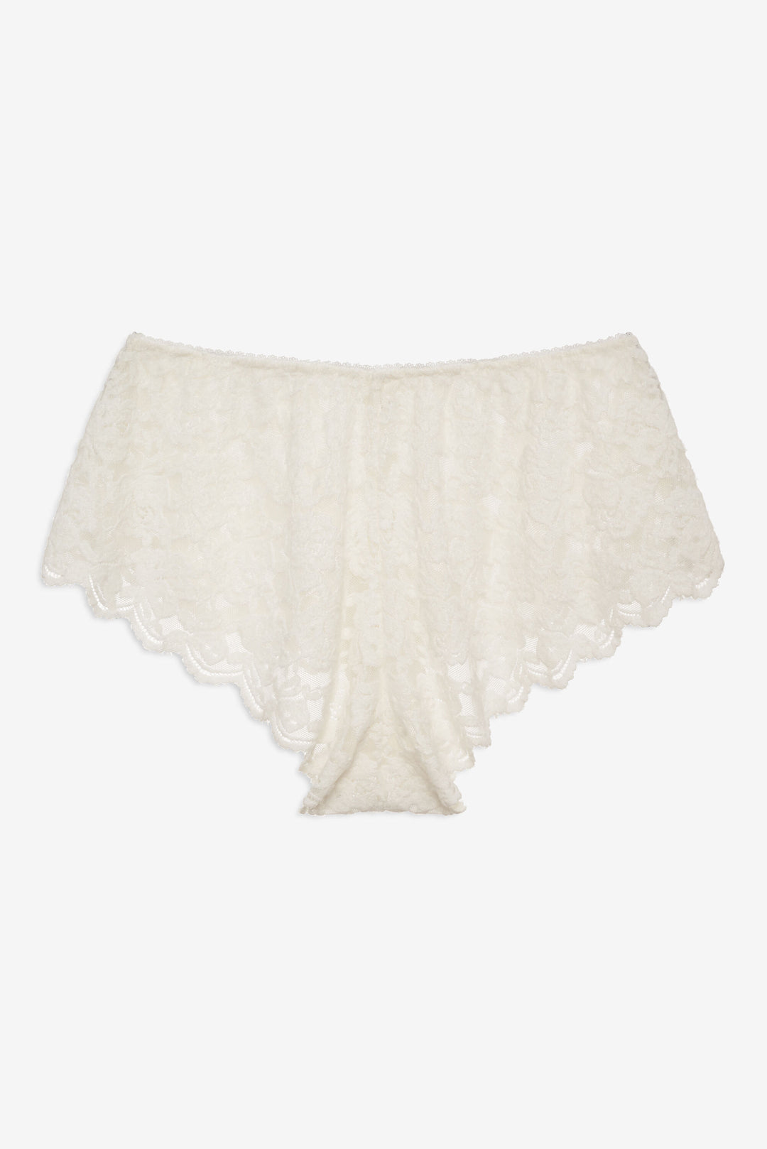 Women Cloud Lace Short - White