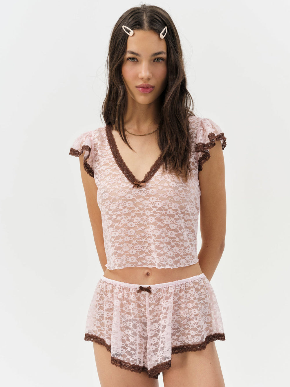 Women Pamela Sleep Short - LT Pink