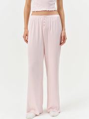 Women Elliana Wide Leg Pant - Dusty Pink