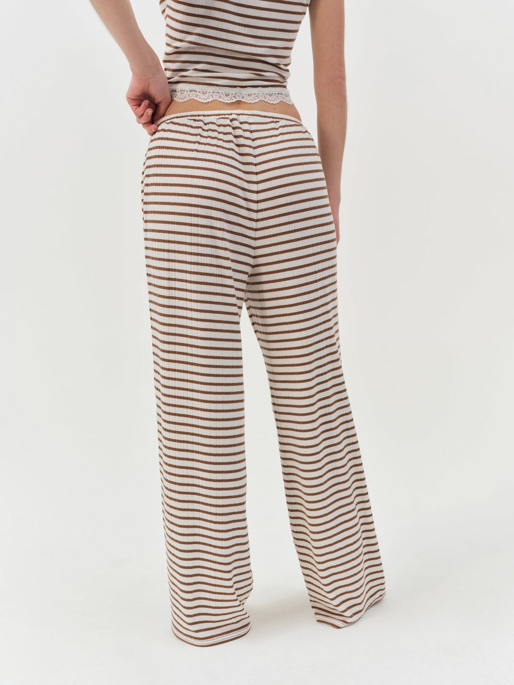 Women Bella Wide Leg Pant - Brown
