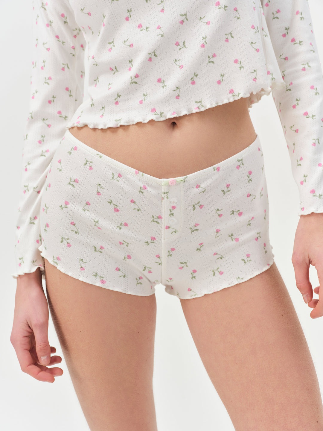 Women Elliana Sleep Short - White