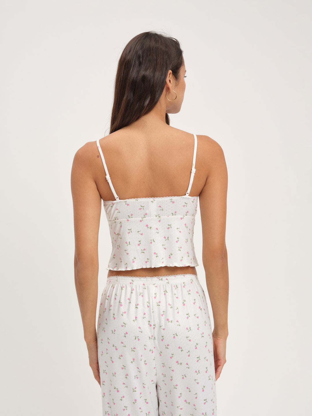 Women Elliana Sleep Top - White