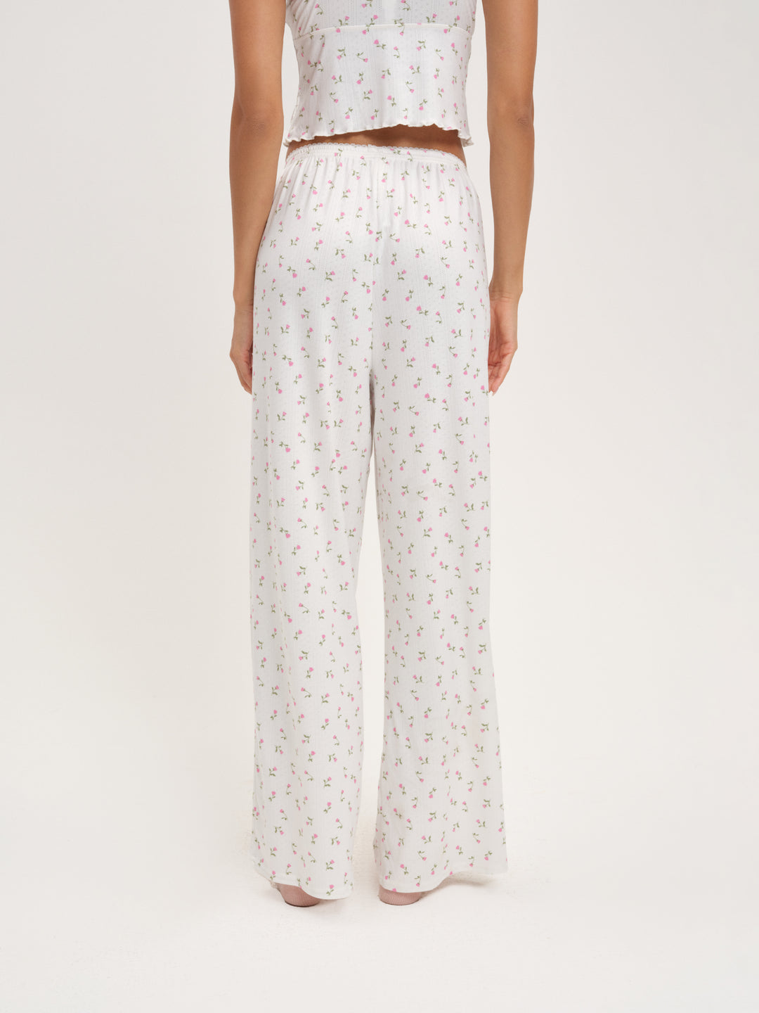 Women Elliana Wide Leg Pant - White