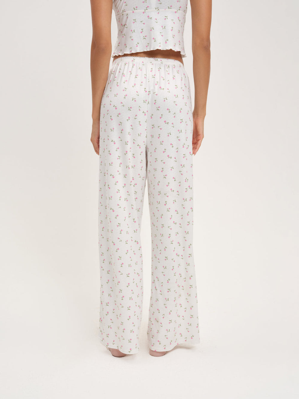 Women Elliana Wide Leg Pant - White