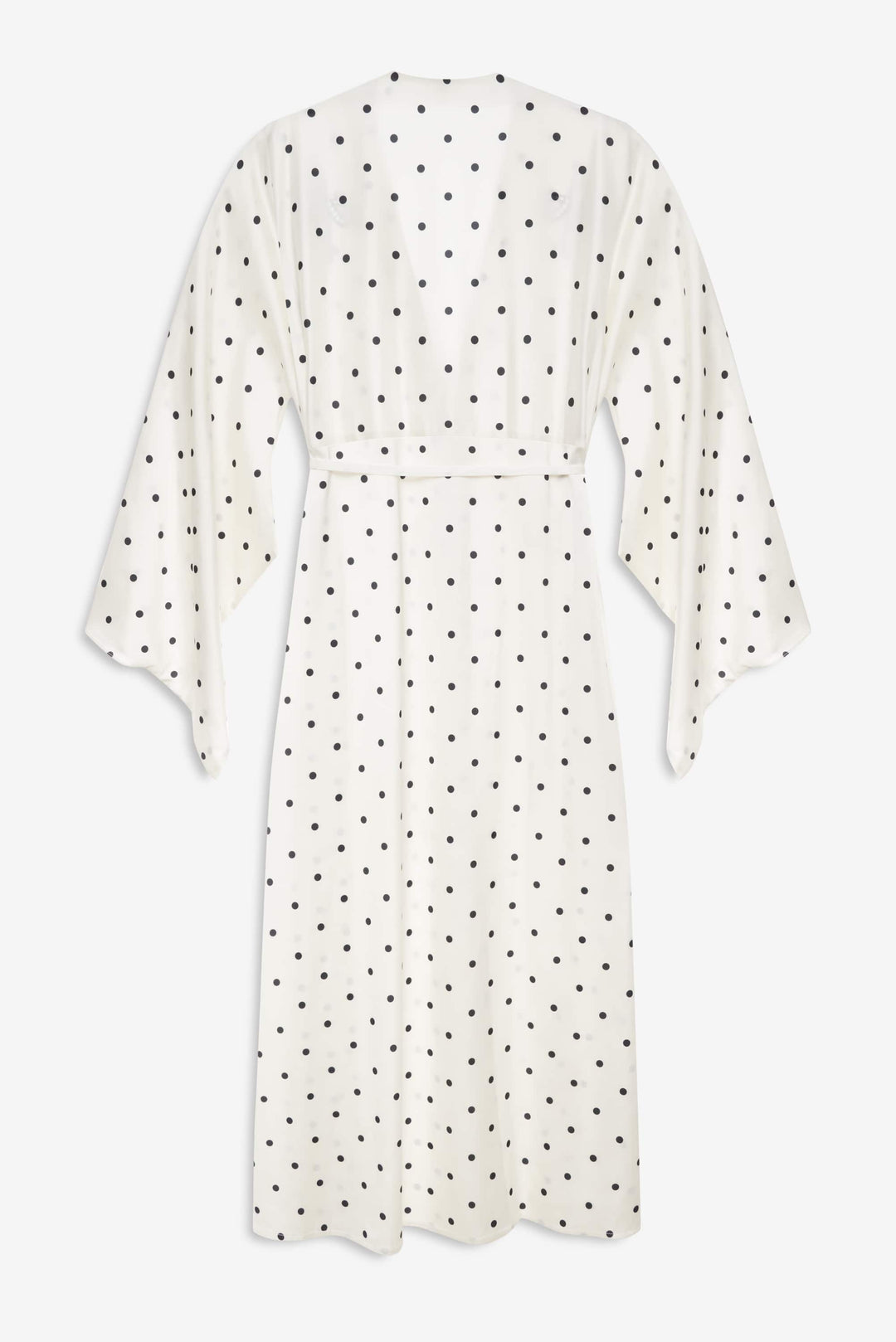 Women Lady Dot Robe - Cream