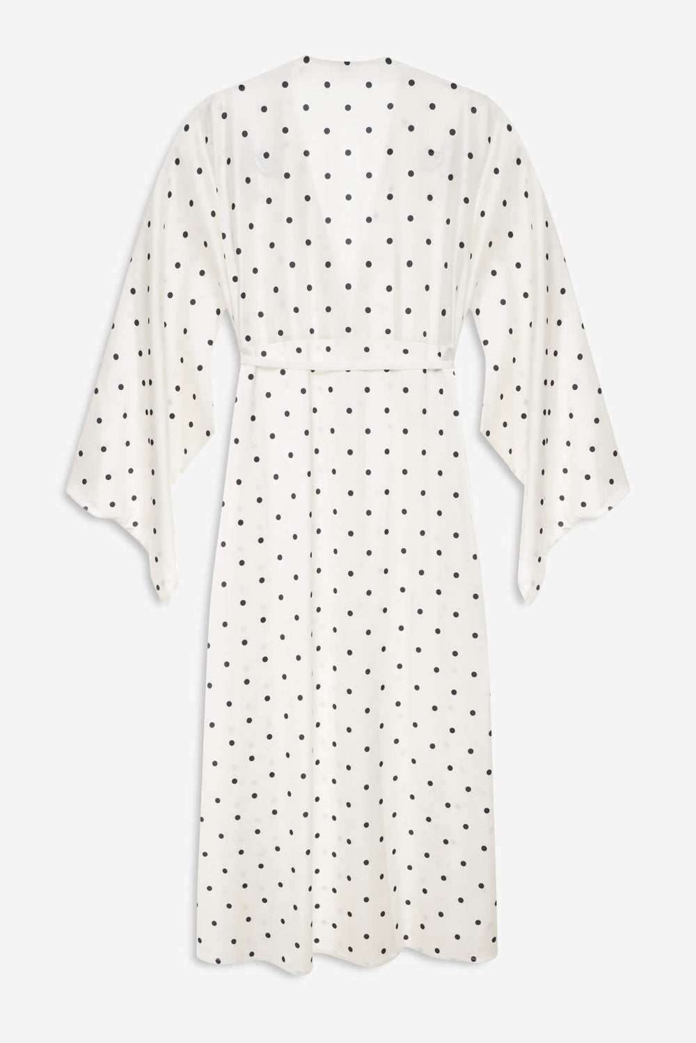 Women Lady Dot Robe - Cream
