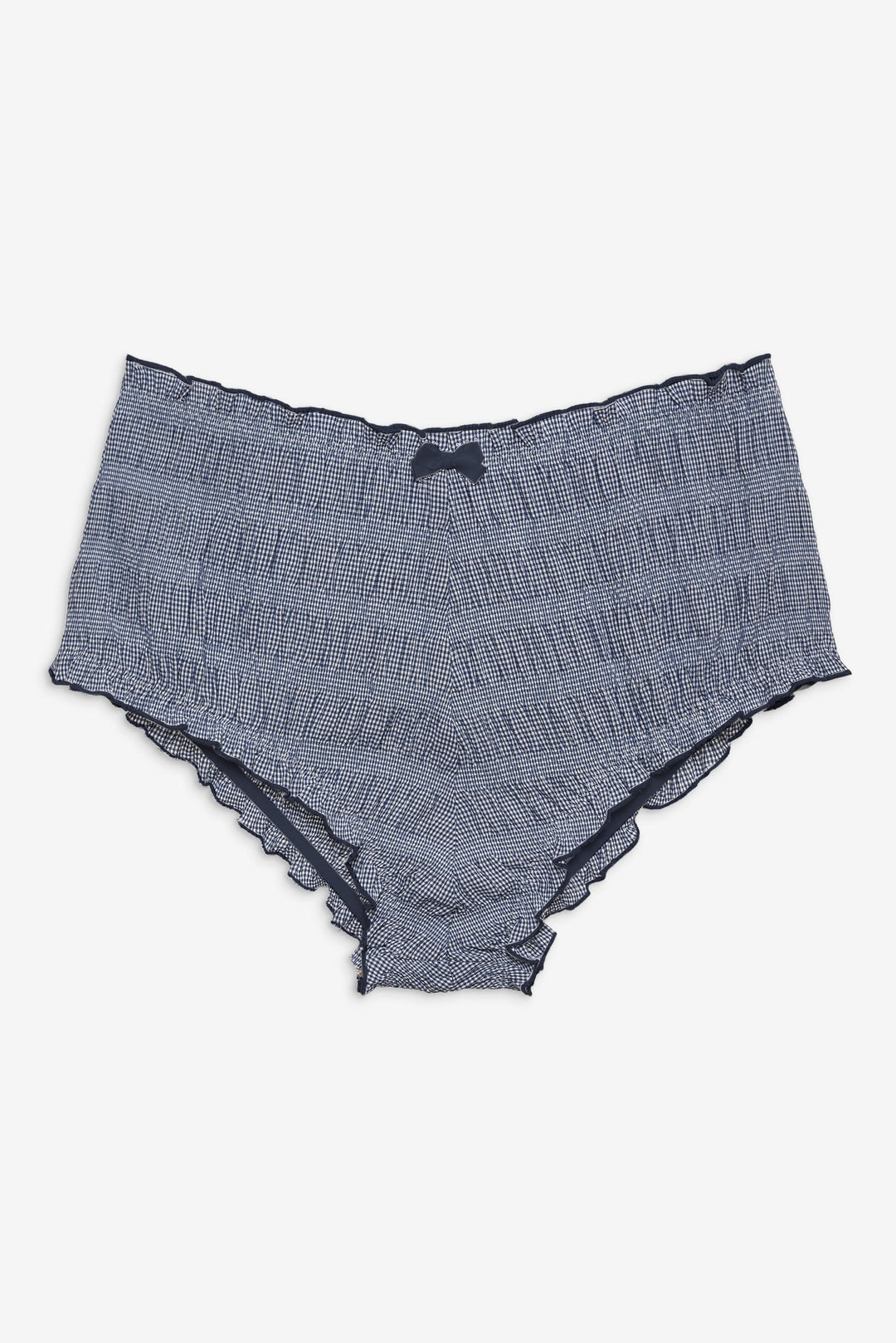 Women Denim Hearts Bloomer Short - Blue