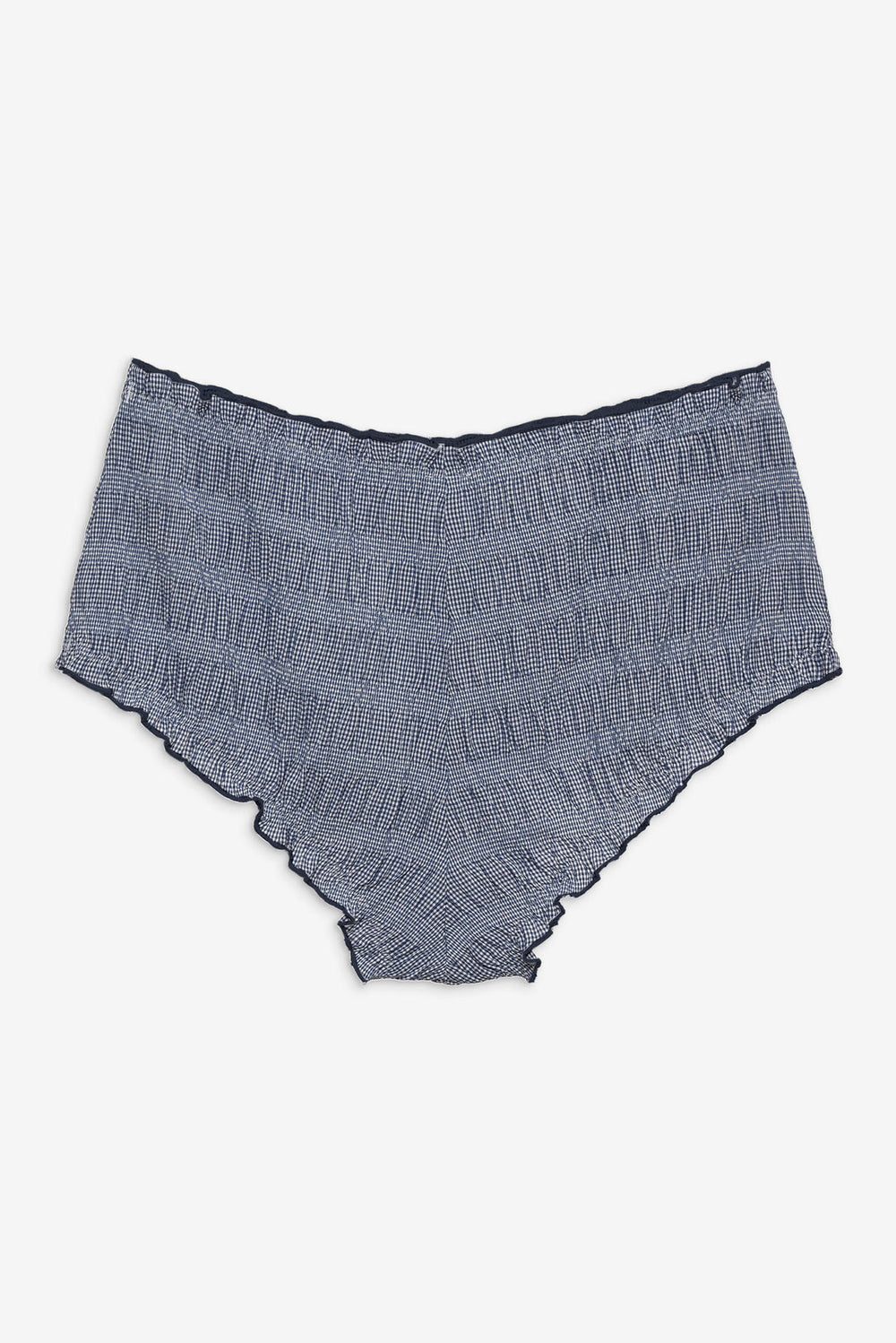 Women Denim Hearts Bloomer Short - Blue