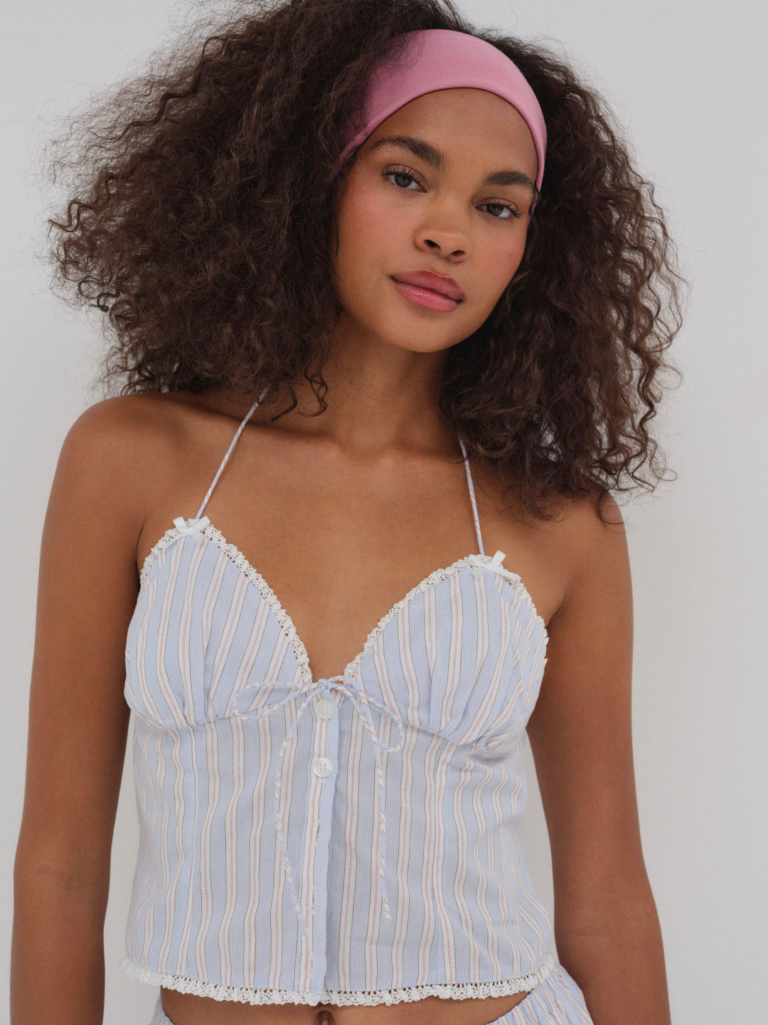 Women Lakeside Stripe Top - Blue