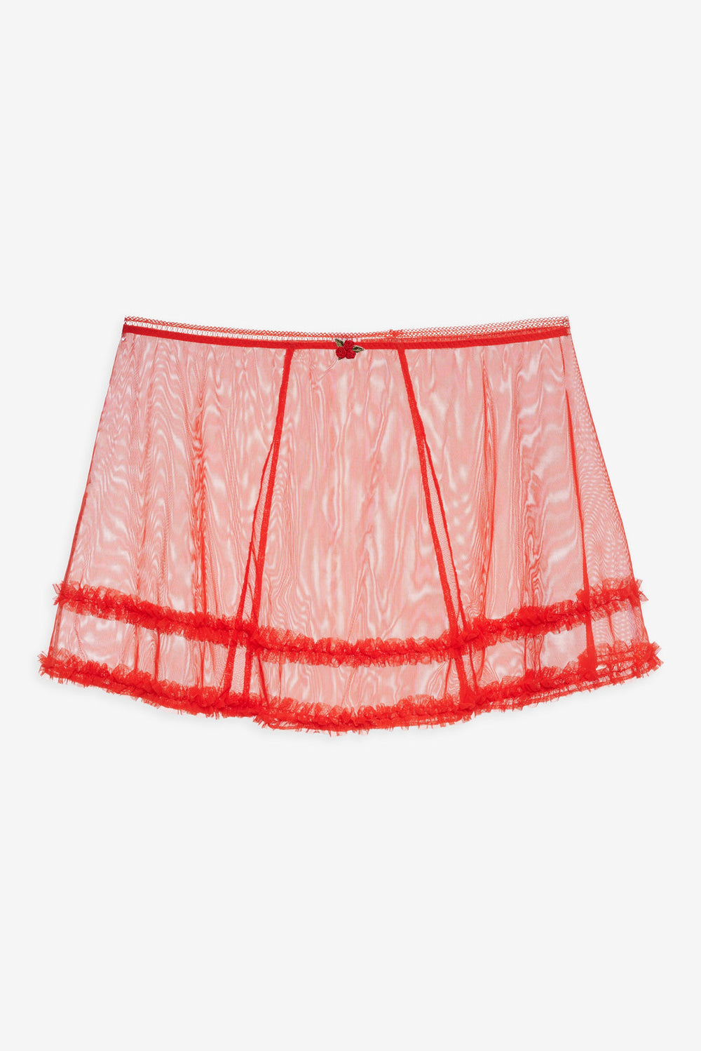Women Gene Slip Skirt - Red