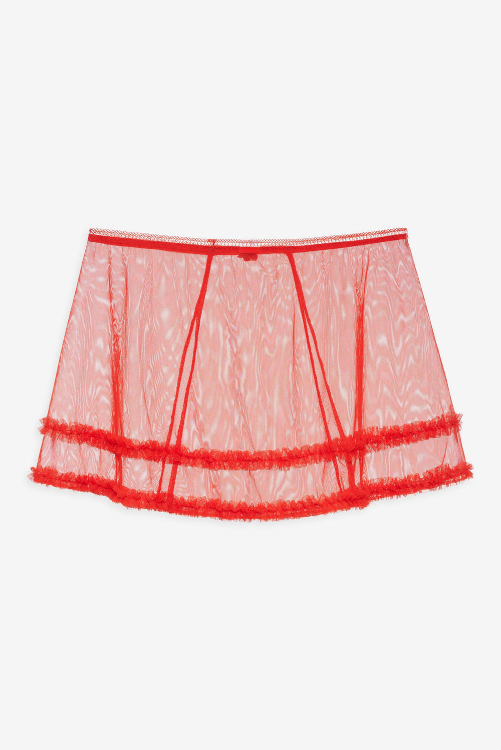 Women Gene Slip Skirt - Red