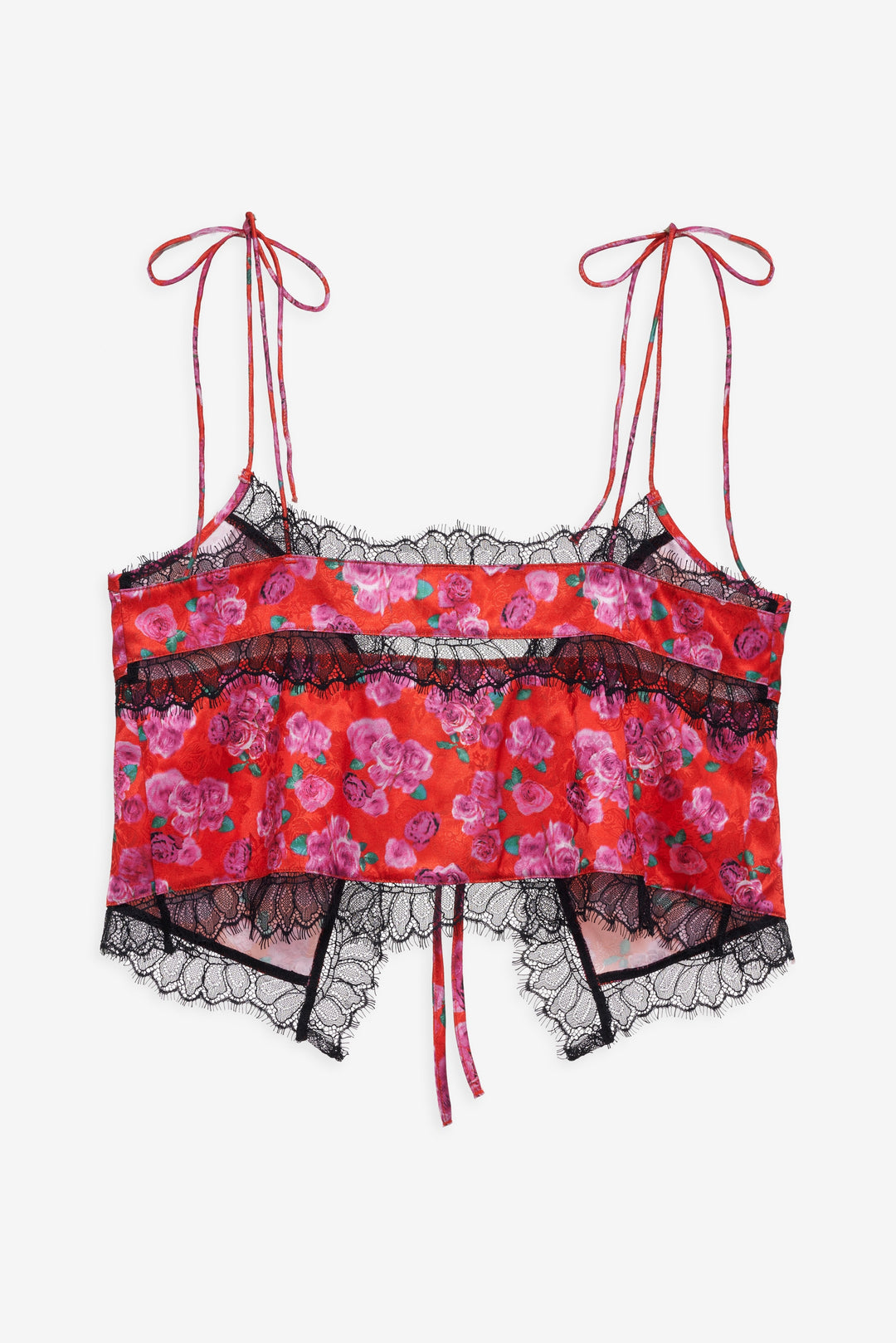 Women Bellamy Sleep Top & Sleep Mask - Red