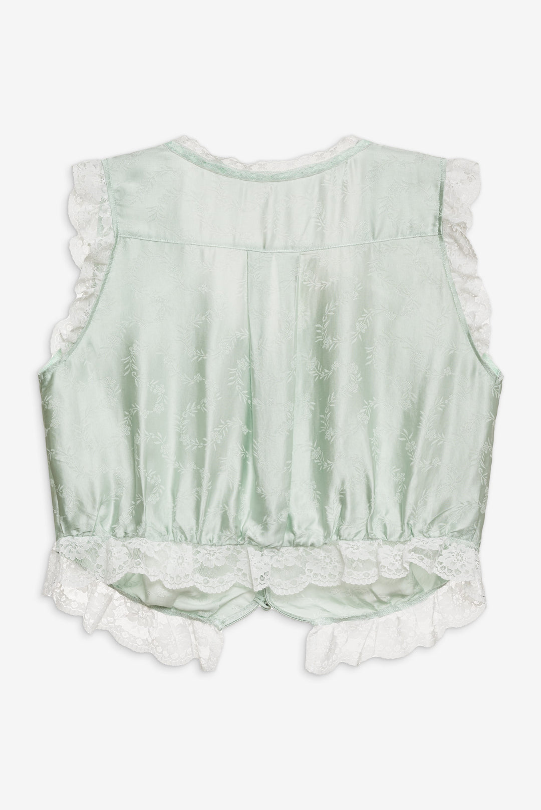 Women Mint Twist Jacquard Top - Mint