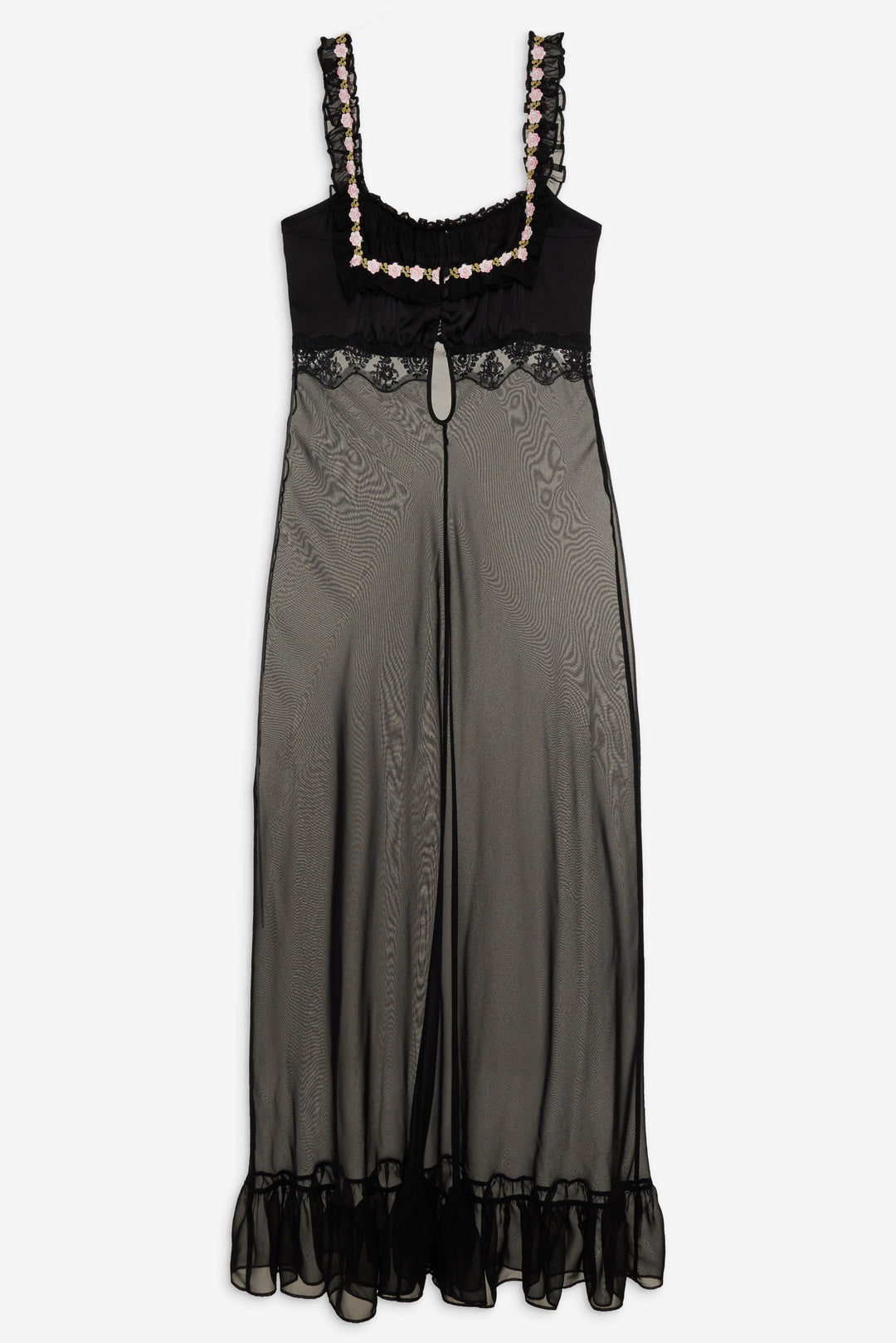 Women Gertrude Maxi Slip Dress - Black