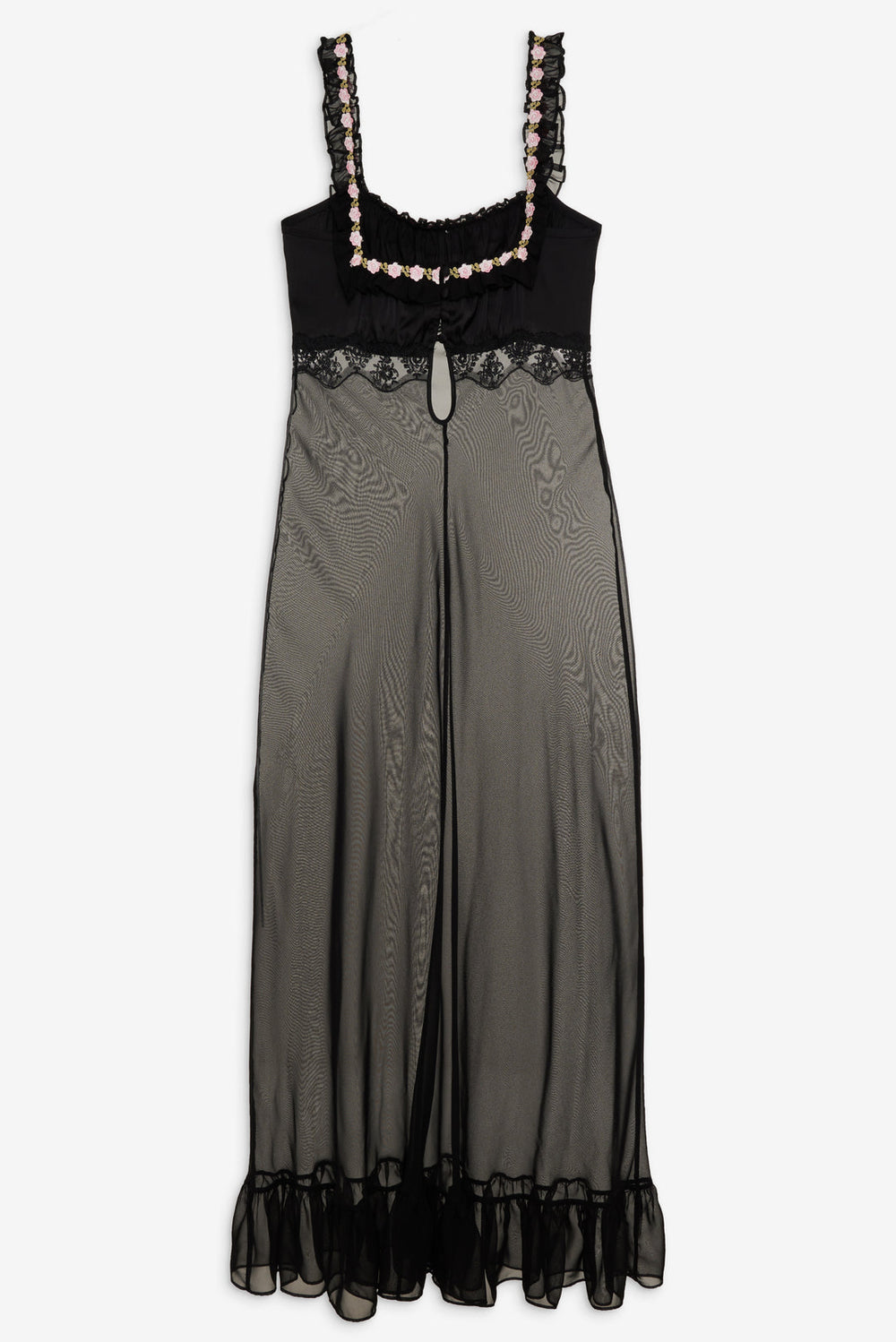 Women Gertrude Maxi Slip Dress - Black