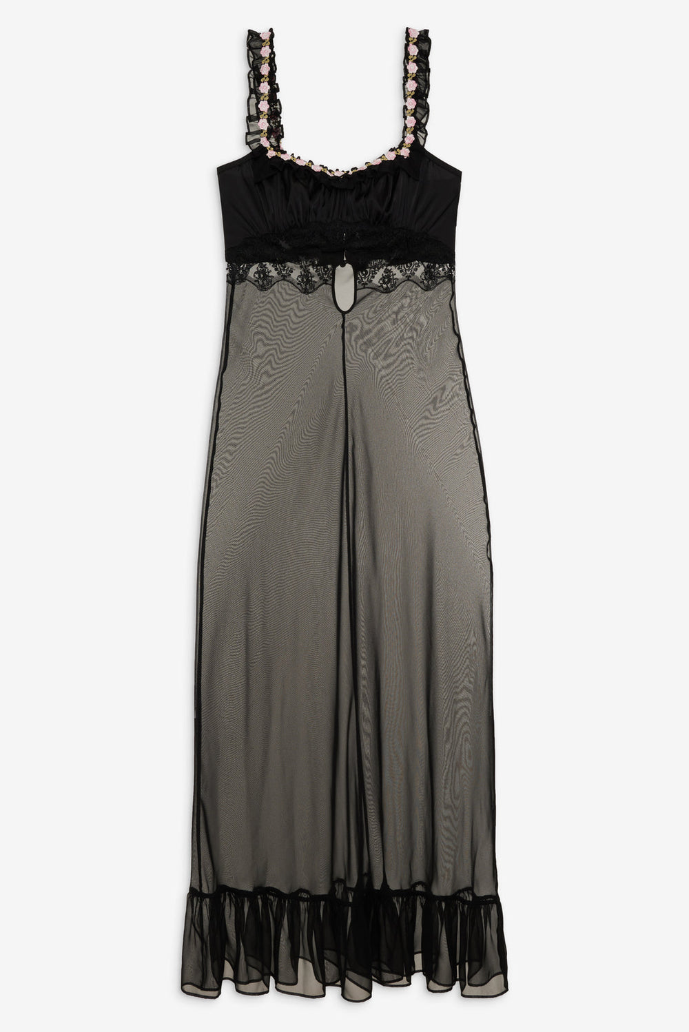 Women Gertrude Maxi Slip Dress - Black