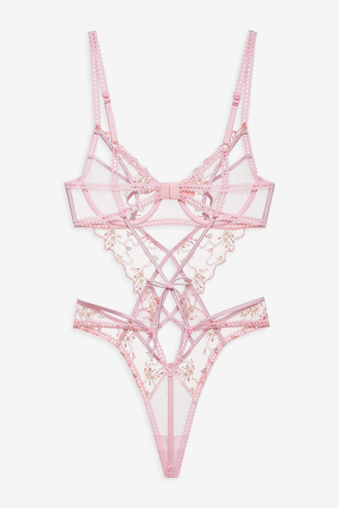 Women Dainty Daphne Teddy - Pink