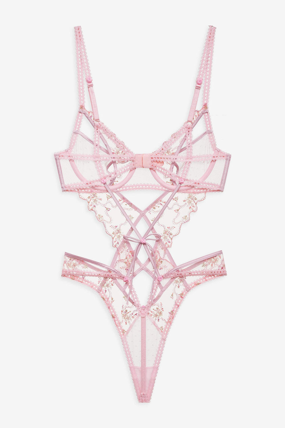 Women Dainty Daphne Teddy - Pink