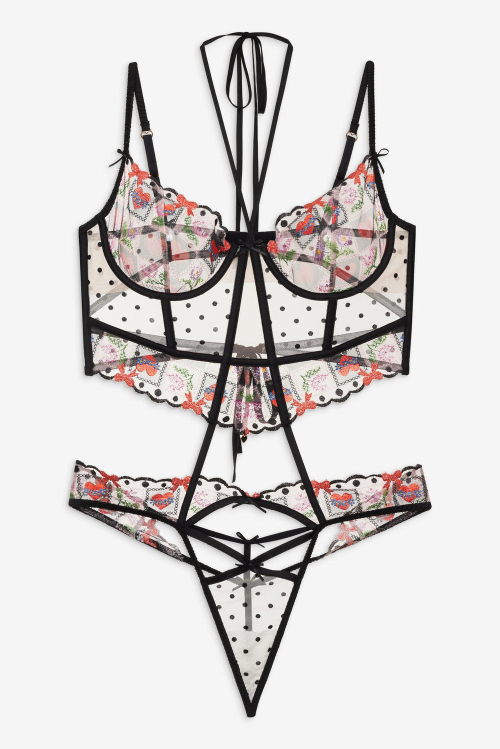 Women Paris Teddy - Red
