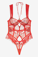 Women Gene Bodysuit - Red