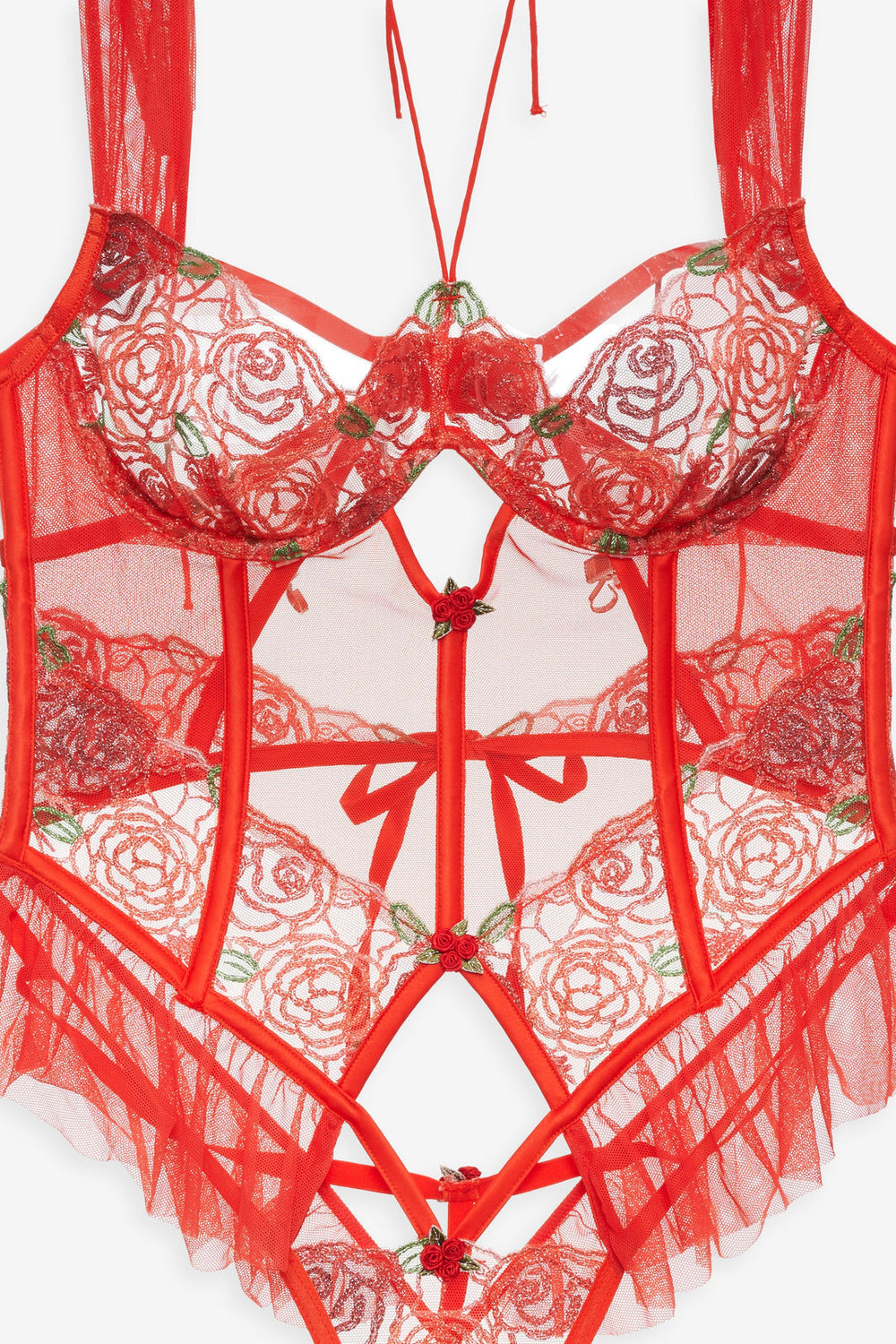 Women Gene Bodysuit - Red