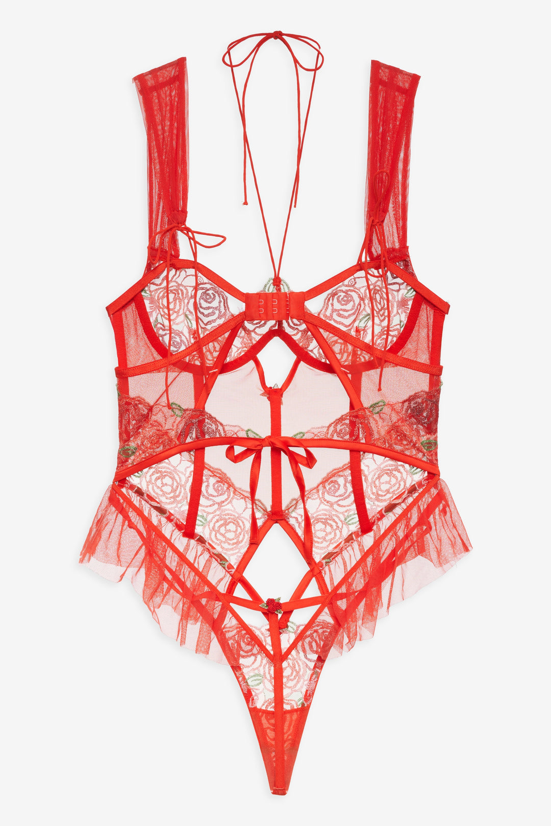 Women Gene Bodysuit - Red