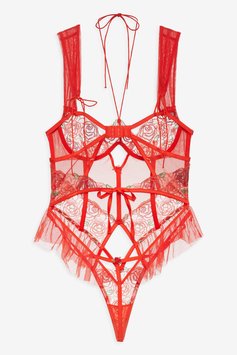Women Gene Bodysuit - Red