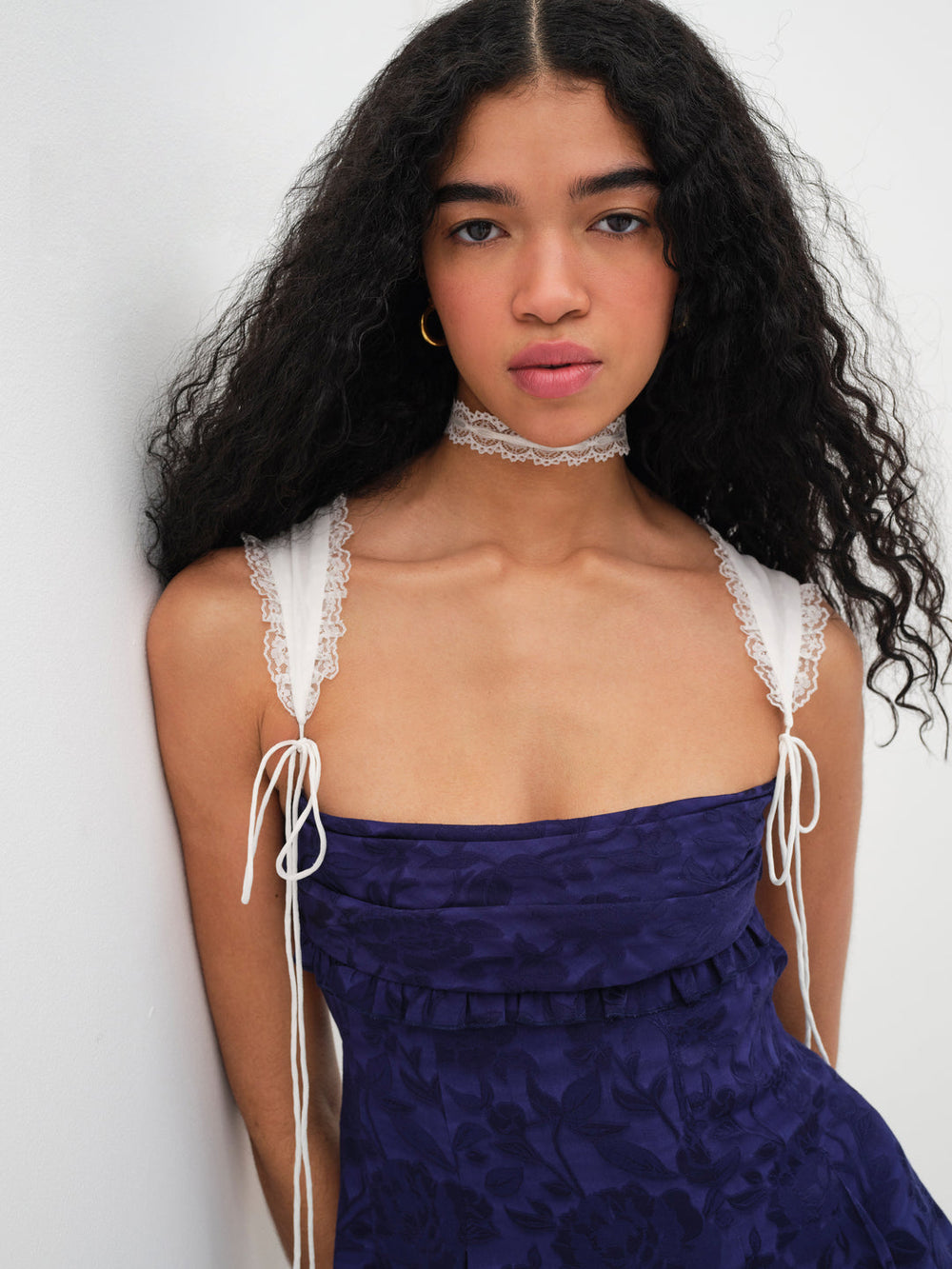 Women Holland Mini Dress - Blue