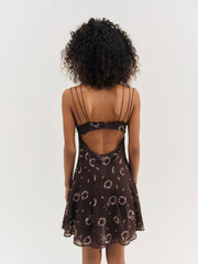 Women Kate Mini Dress - Brown