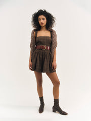Women Ginny Mini Dress - Brown
