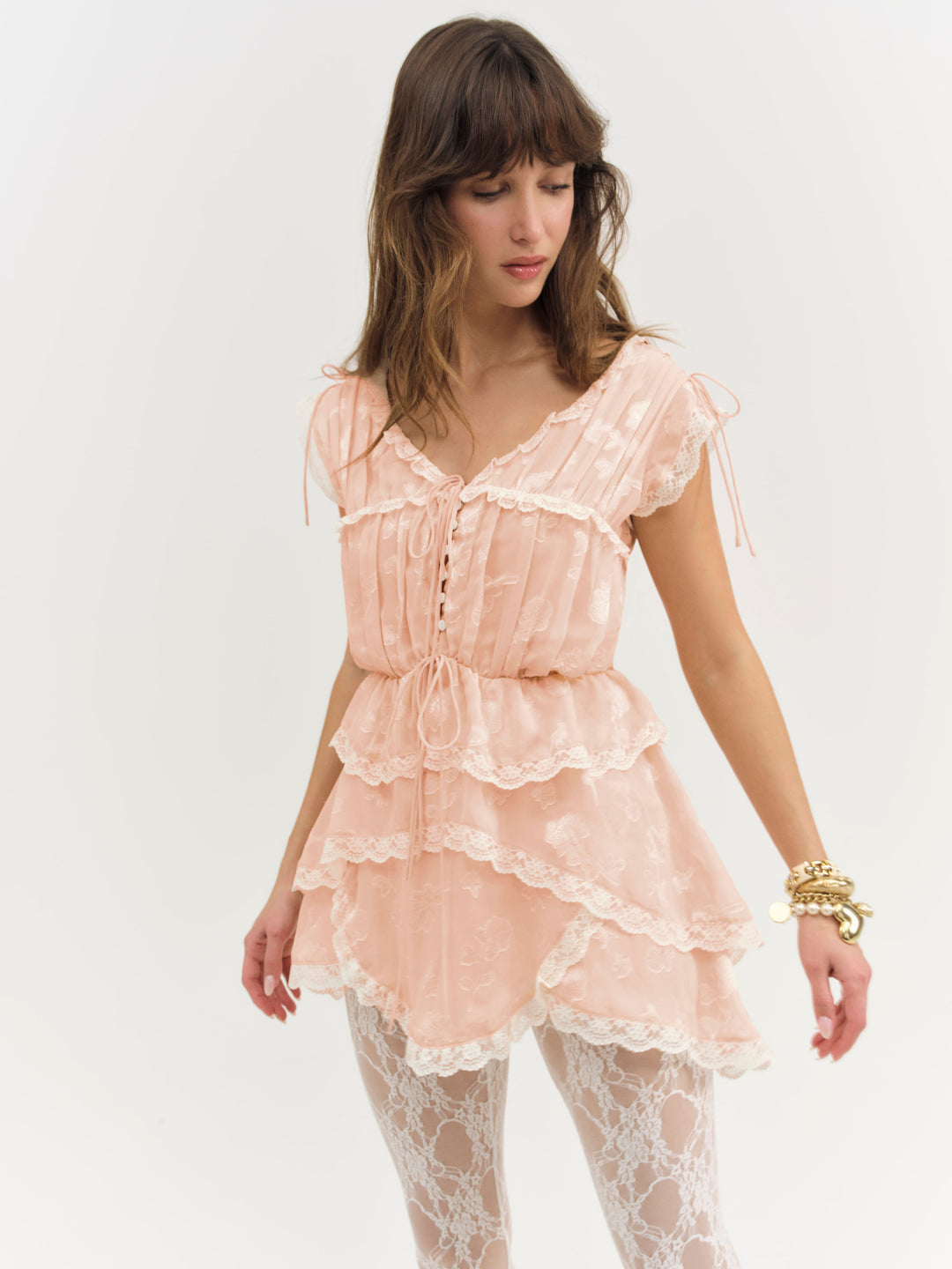Women Ciara Mini Dress - Bisque