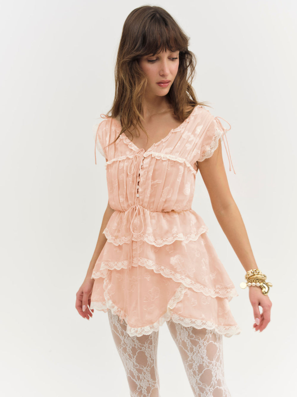 Women Ciara Mini Dress - Bisque