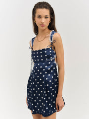 Women Holland Mini Dress - Navy