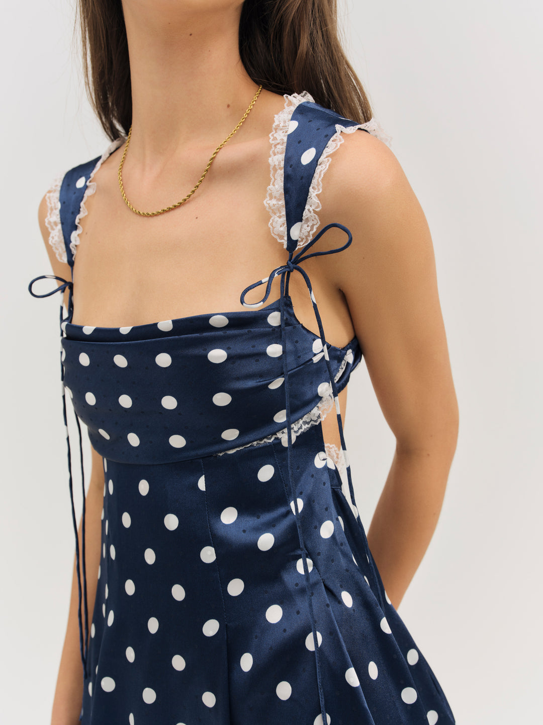 Women Holland Mini Dress - Navy