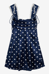 Women Holland Mini Dress - Navy